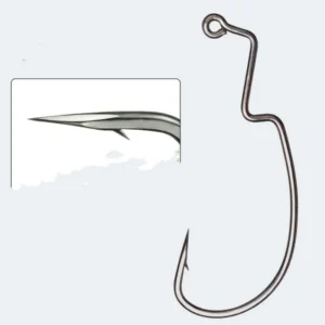 Fishing Special Worm Hook Long Handle Wide Narrow Belly Fishhook Ocean Fishing Texas Rig Drop-shot Bass Mackerel Hooks 10 Pieces