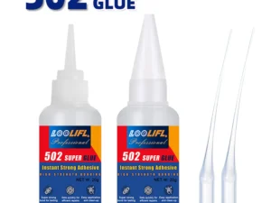 502 Super Adhesive Multi Functional Adhesive,Used for Metal, Plastic,Daily Maintenance, DIY, and Small-Scale Process Repairs 20g