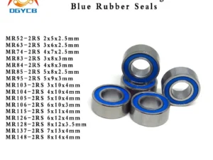 10pcs MR52 2RS 2x5x2.5 mm High quality MR Series Miniature Ball Bearings L520DD ABEC3 2 5 2.5 Blue Seals Model Bearings MR52RS