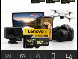 Lenovo Micro SD Card A2 U3 Memory Card 1TB Class 10 High Speed Cartao De Memoria 128GB 256GB 512GB TF Flash Card For Camera