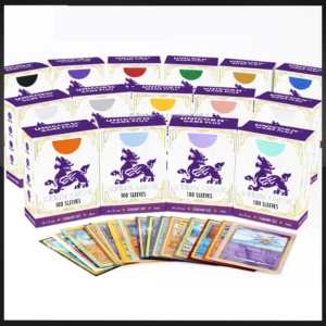 Standard Size Card Sleeves Premium Perfect Exact Fit Inner Card Sleeves with Pokemon Cards for TCG MTG Sports Cards 