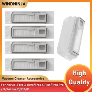 Dust Bags For Narwal Freo X Ultra/Freo X Plus/Freo Pro/J4/J4Lite/J5/J6/R10/K1 Robot Vacuum Cleaner 1L Capacity With HEPA Filter