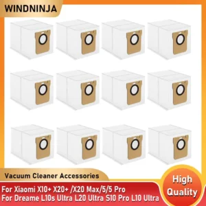 Dust Bag For Dreame S10 Pro/L10s Ultra/L20 Ultra/L30 Ultra/L20 Pro/S20 Pro For Xiaomi X10+/X20+/M30S/M40/5 Pro Robot Vacuum Part