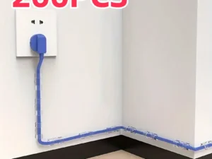 200/10pcs Clear Plastic Cable Clips Transparent Wire Organizers for Wall & Desk Cable Management Adhesive Cord Holders