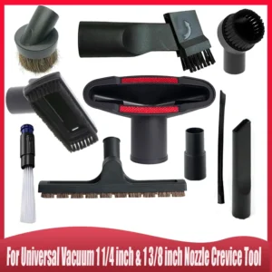 For Universal Vacuum 1 1/4 inch & 1 3/8 inch Nozzle Crevice Tool,Nozzle Suction Brush Head For Bed Sofa Keyboard Car Seat carpet