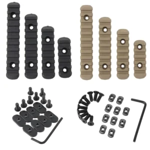 Tactical Nylon 5/7/9/11 Slot 20mm M-LOK MOE Picatinny Rail for Mlok Handguard Rifle Airsoft Scope Mount Base Rail Accessories