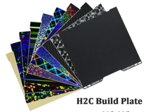 335x325mm H2C Build Plate for Bambu Lab A2L Resistant to high temperatures Easy installation Durable wear-resistant PEI PET PEO