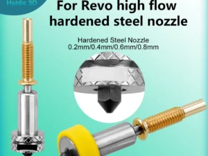 Upgraded High Flow Nozzles For REVO Hotend Nozzle 0.2 0.4 0.6 0.8mm Hardened Steel Material 3D Printer Part Detachable
