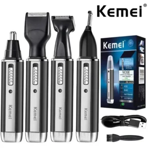 Kemei Rechargeable All in One Hair Trimmer for Men&women Electric Shaver Beard Trimmer Face Nose Ear Eyebrow Trimmer for Nose