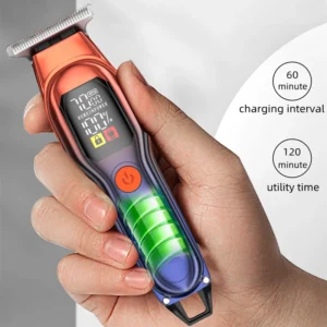 Stainless steel hairdresser electric push cut hair charging type electric push artifact automatic razor home electric hairdresse