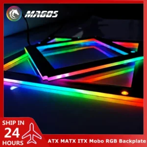 Computer Motherboard Backlight RGB Backplate Frame Symphony 5V ARGB SYNC For ATX MATX ITX Mobo Gamer MOD Light Polution