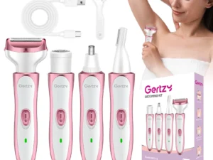 USB four in one electric shaver - suitable for face, nose, legs, armpits, painless trimmer - portable beauty toolkit