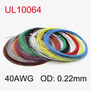 5~500m 40AWG UL10064 PTFE Wires Super Fine Micro Litz FEP Insulation Tinned Copper Cable for Soldering