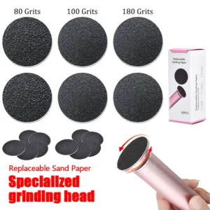 60 PCS/Lot Replacement Foot File Sandpaper Disk Sanding Paper Accessory For Electric Foot Callus Remover Tool Pedicure Tool