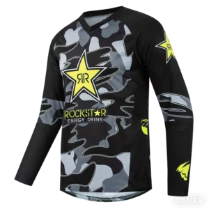 2025 Men's Cycling Jersey MTB Mountain Motorcycle Top Men's Long Sleeve T-shirt Outdoor Sports Clothes Cycling Jersey