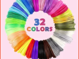 Colored PLA Filament for 25M 30M 36M 45M 50M 96M 100M 150M 200M Smoke-free Safe Plastic Refill for 3D Children's Printing Pen