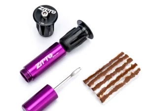 ZTTO Bicycle Tubeless Tyre Fast Repair Kit MTB Road Bike Tires Punctur Sealant Rubber Strip Drill Tool Handle Bar End Hidden