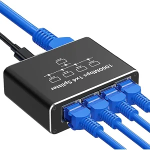 Gigabit Ethernet Switch Rj45 Splitter LAN Gigabit Extension Adapter 1000Mbps Network Connector For PC Laptop TV Box Router