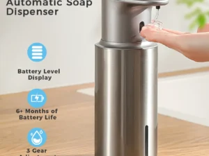 480ml Kitchen Soap Dispenser Automatic Sensor Hand Sanitizer Machine Intelligent Electric Body Wash Soap Dispenser 304 Stainl