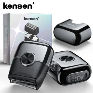 KENSEN S26 Electric Shaver for Men 4D Floating Blades Foil Shavers Waterproof 8000RPM Beard Trimmer Portable Mini Electric Razor