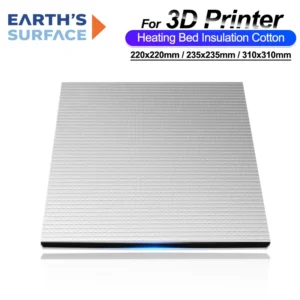 3D Printer Heating Bed Insulation Cotton 220 235 310mm Heatbed Sticker Foil Self-Adhesive Insulation Cotton for Ender 3 V2 Pro 5