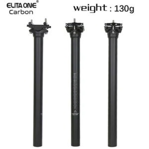 ELITA ONE Carbon Fiber Seatpost for MTB/Road Bike 27.2/30.9/31.6mm Diameter Lightweight 130g