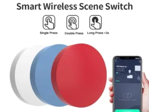 Zigbee Smart Wireless Button Switches for Tuya Smart Life APP Intelligent Scene Linkage Switch Support Google Home Alexa Voice