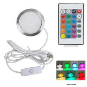 3D Printer DIY Model LED Lamp Kit 001 For Bambu Lab A1/A1mini/P1S/P1P/X1C USB White/Cold/Warm Light For Bambu Lab LED Lamp Kit