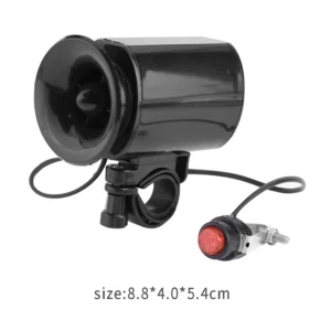 Bike Handlebar Ring High Quality 6 Sounds Super Loud Electronic Horn Ring Alarm Electric Horn