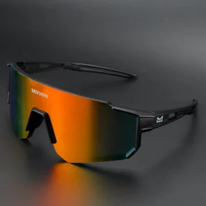 MWWIN Fashion Cycling Glasses Sunglasses for Men UV400 Women Bike Eyewear Road Bicycle Driving Outdoor Sport Marathon Triathlon