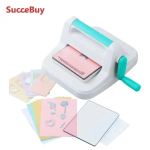 SucceBuy 6/9in Manual Die Cutting Embossing Machine Portable Cut Machines Opening Scrapbooking Machine Full Kit For Arts Crafts