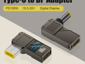 PD100W Type-C to DC Plug Converter USB C to DC Laptop Charging Adapter Power Charger Connector Tip for Lenovo Thinkplus HP DELL