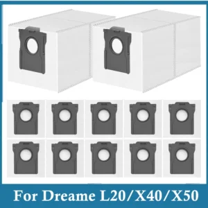 Dust Bags For Dreame L20/X40/X50 Ultra Complete, L10s/L10/L40s/L10s Pro/L40/L50 Ultra, for Mova E30 Ultra/P50 Pro Ultra Parts