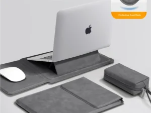 Laptop Sleeve Case 13 14 15 15.6 16Inch For Huawei HP DELL Bag For Macbook Air Pro 13 13.6 M4 Notebook Case with Stand Men Women