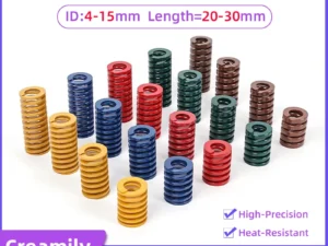 Creamily 2Pcs/Lot Mold Spring Alloy Steel Compression Springs OD=8-30mm ID=4-15mm Length=20-30mm Yellow/Blue/Red/Green/Brown