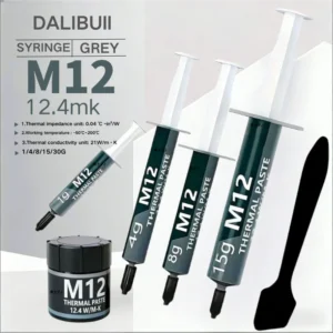 Thermal Paste Thermal Conductive Grease Paste 12.4 W/MK 1/4/8/15/30g For Game PC PS5 CPU GPU Cooling