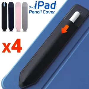 4-1Pack Adhesive Pencil Case for Apple IPad Pencil 2 1 Sticky Stylus Holder Sleeve Attached Pouch Bag Sleeve Pencil Holder Cover