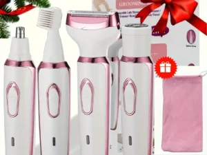 4in1 Women's Electric Hair Removal Device Multi functional Women's Electric Shaver Trimmer Set, Women's Bikini Thread Trimmer