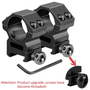 2PCS Hunting Rifle Scope Mount Ring for Dia 25.4mm 30mm Tube Scopes 11mm 20mm Dovetail Picatinny Rail Tactical Flashlight Mount