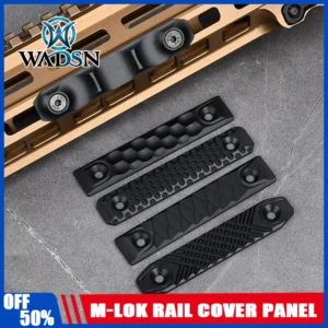 WADSN Tactical MLOK Rail Hand Protection M-lok Rail Cover Panel for M-lok System 120MM 80MM MLOK Rail Hand Protection Pack
