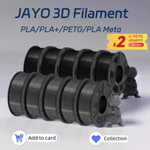 JAYO 3D Printer PLA/PLA Meta/PETG/PLA PLUS/PLA Matte Filament 1.75mm 9/10 Rolls 3D Printing Materials for 3D Printer&3D Pen
