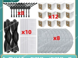 Fit For ( TP-Link Tapo RV30 Max Plus / RV20 Max Plus / Lubluelu L15 Max / Lubluelu B40 Plus) Main Side Brush Filter Mop Parts
