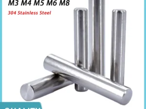 GB119 Cylindrical Locating Dowel Pin M1 M1.5 M2 M2.5 M3 M4 M5 M6 M8 M10 304 Stainless Steel Fixed Shaft Pins Round Solid Rod