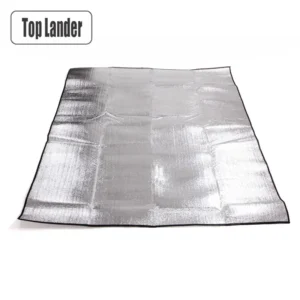 Camping Mat Foam Foil Blanket Aluminum Insulation Foam Foil Mat Sleeping Pad Thermal Outdoor Tent Footprint Reflecting Heat
