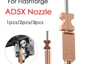 New For FlashForge Ad5x Nozzle Hardened 0.25 0.4 0.6 0.8 Adverturer Ad5x Flashforge Extruder Ad5x Hotend 3d Printer Accessories