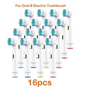 16pcs/Set For Oral-B Sonic Electric Toothbrush Replacement Brush Heads Fit Advance Power/Pro Health/Triumph/3D Excel/Vitality