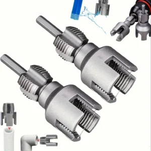 3pcs Internal and External Threading Tool,Suitable for 1/2", 3/4", and 1" PVC/Plastic Pipes|Durable Construction, Pipe Cutter