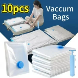 1-10pcs Thickened Vacuum Compression Bag,Transparent Quilt Vacuum Bags, Storage Bags, Household Clothing Storage and Sorting Bag