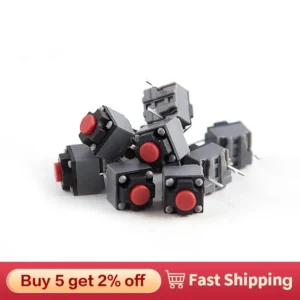 10Pcs Kailh Mute Button Silent Switch Wireless Mouse Button Micro Switch 6*6*7.3
