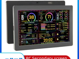5/7 Inch IPS Type-C Secondary Screen Dynamic 1024x600 LCD Display CPU GPU RAM Monitoring Support Vertical Freely AIDA64